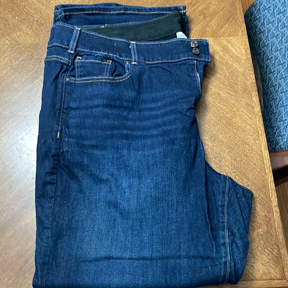 Size 24 Lane bryant dark wash boot cut jeans